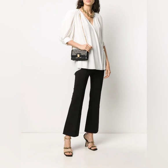 SOLD BNWT Balmain Mini 1945 Monogram Jacquard Bag Crossbody $1695 - Picture 15 of 15